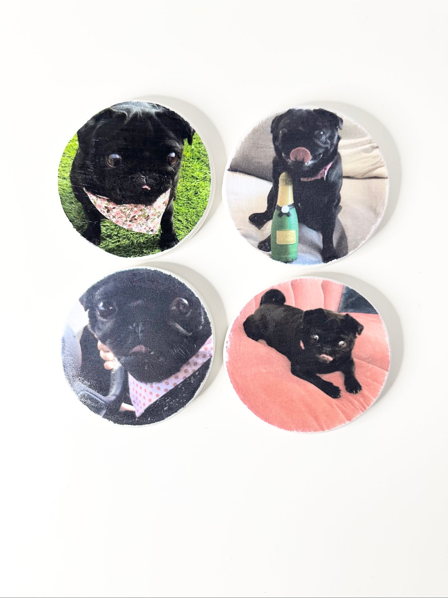 Personalised Photo Coasters Set of Four