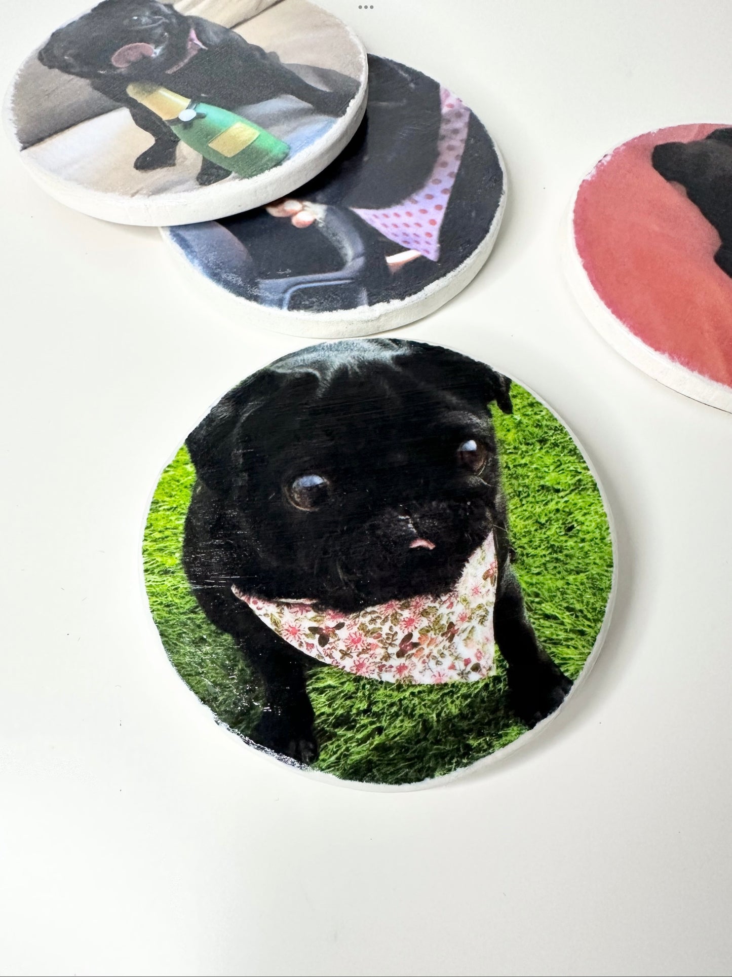 Personalised Photo Coasters Set of Four